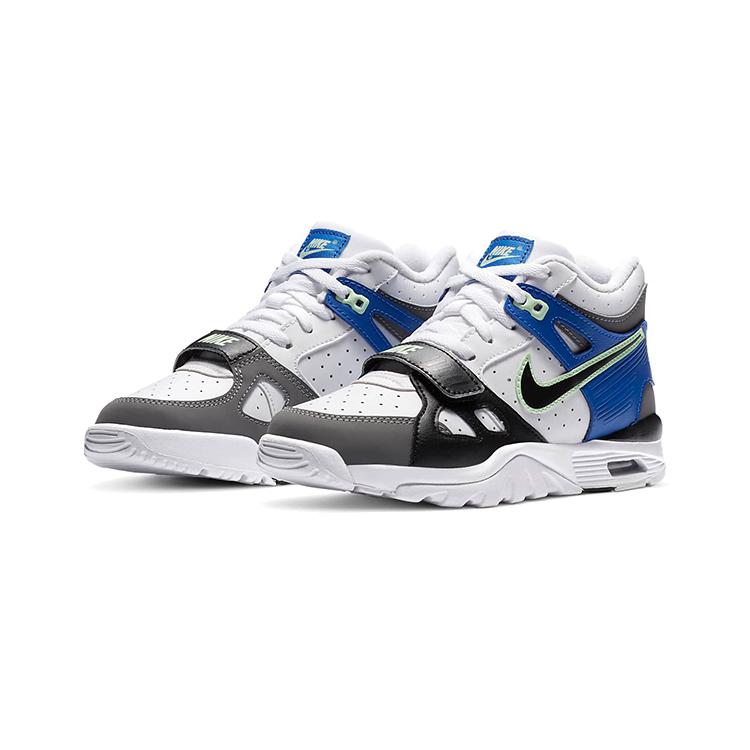 Nike Кроссовки Air Trainer 3 BP Детские Баскетбольные Черно-Бело-Синие Дети Возраст 3 7 Лет CN9751-100