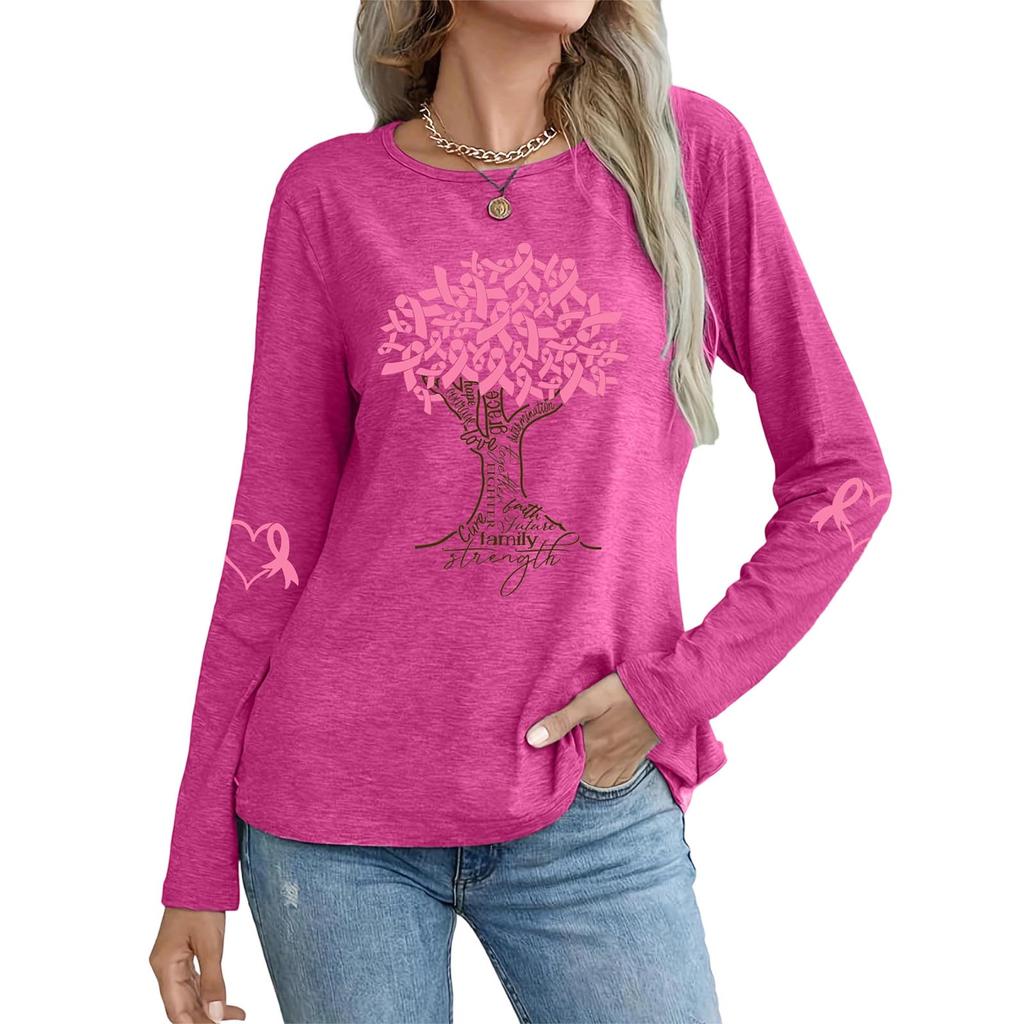 Women's Round Neck Sweatshirt With Ribbon Heart Bow And Letter Print Fashion Top