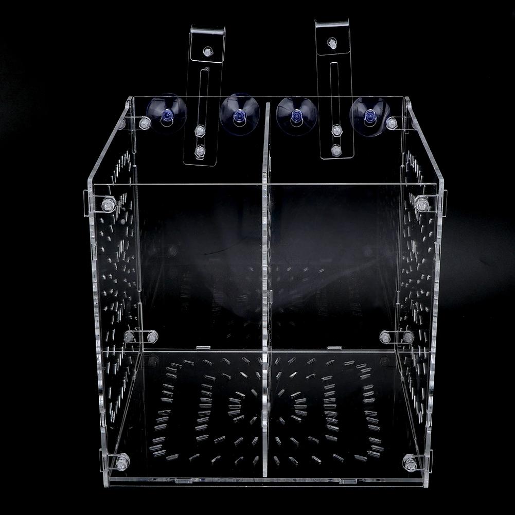 Изоляция Ящик для разведения рассады Инкубация Размножение для Аквариума(20x20x20cm)