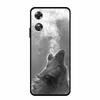Чехол для OPPO A17 Крутой Волк Лев Тигр Кот Черный Край Силиконовый Мягкий Чехол-крышка для Телефона Для OPPO A17 Задняя Крышка Чехол A 17 Funda