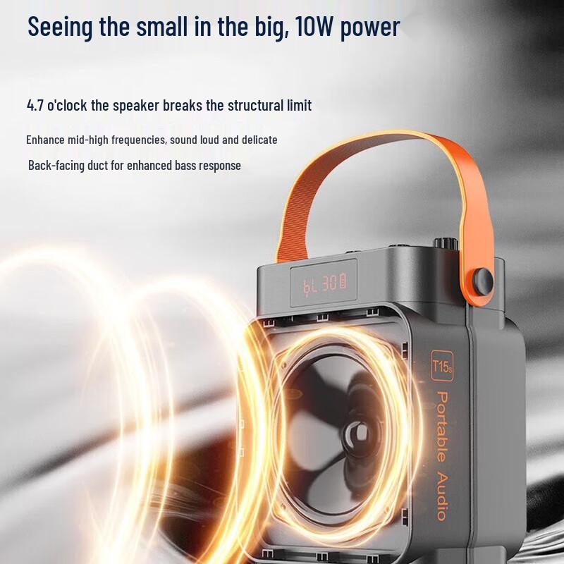 W-King T15S Portable Bluetooth Speaker CN plug (adapter included) (CN version)