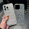 Большие Блестящие Хлопья Чехол для Телефона для iPhone 11/14/15/17 Pro Max - Милый и Простой Дизайн