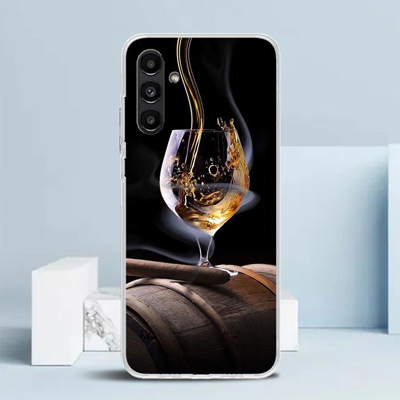 Чехол для телефона "Сигара Виски Ледяной Напиток" для Samsung Galaxy A17 A37 A57 A16 A15 A14 A13 A56 A55 A54 A53 A36 A35 A34 A33 A26 A25 A24 A2