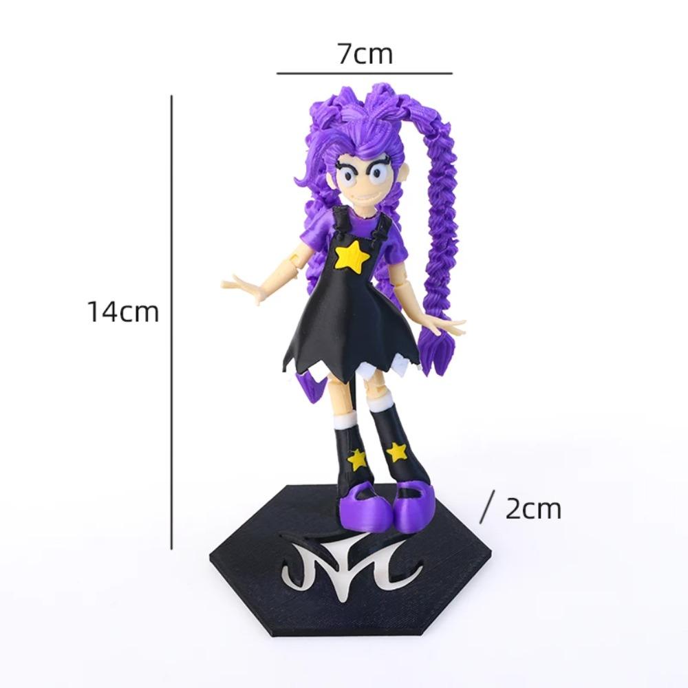 Cute Game Style 3D Printed Action Figure Desktop Decor Fidget Toy Stress Relief Gift for Children