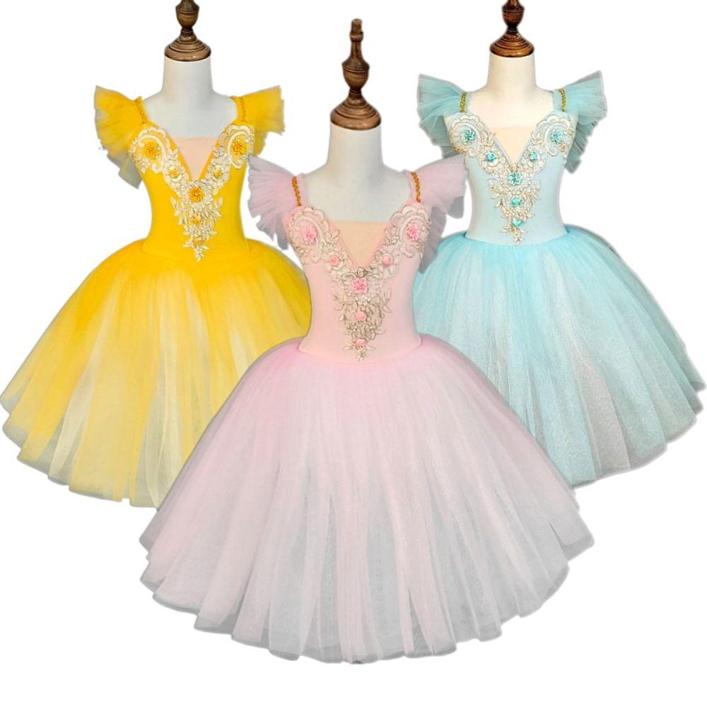 Sequin Ballet Tutu Modern Princess Dress Fashion Performance Clothes Children