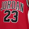 Jordan NBA Kids Letter Pattern Printed Breathable Mesh Basketball Jersey Kids Jersey Red DO1968-687