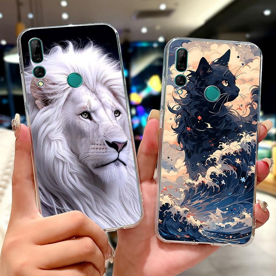 For Huawei Y9 Prime 2019 Case STK-L21 Colorful Flowers Painted Cover Soft Silicone Phone Case For Huawei P Smart Z STK-LX1 Shell