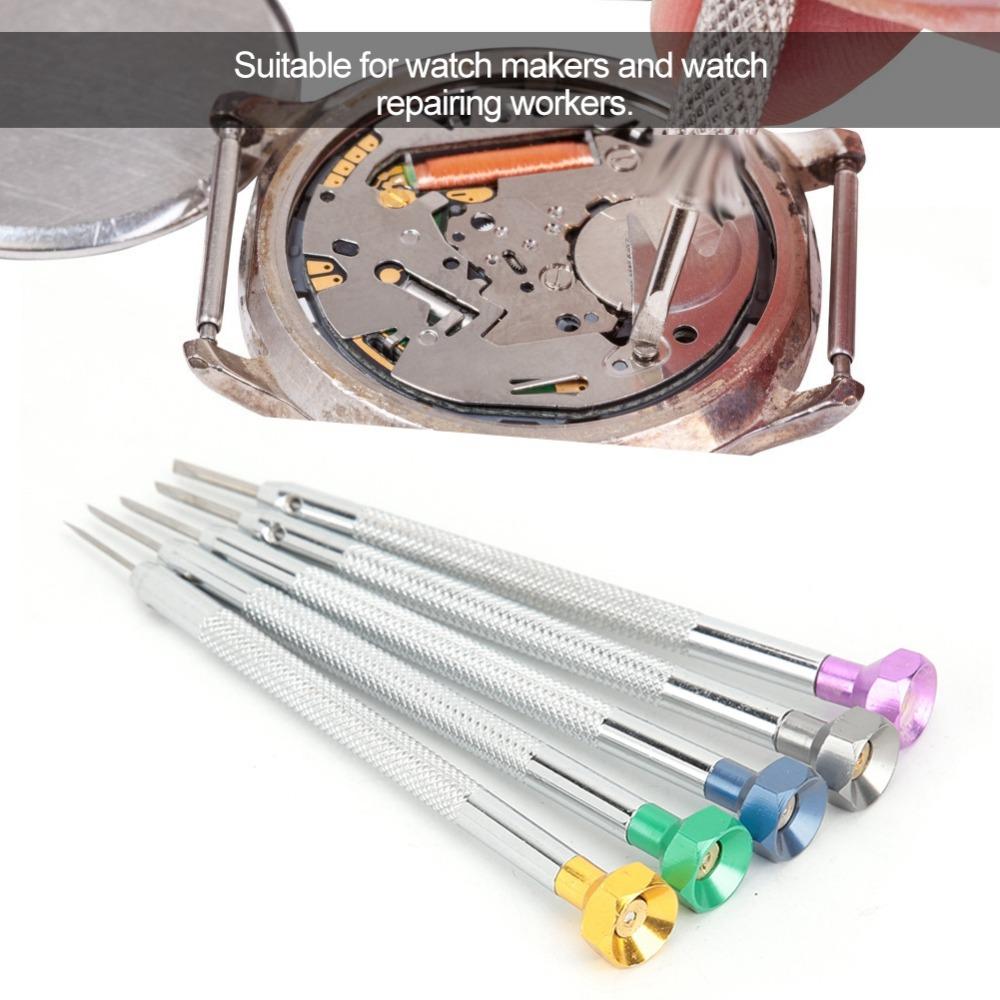 5Pcs 0.8/1.0/1.2/1.4/1.6mm Watch Repair Screwdriver  Small precision equipment fixing