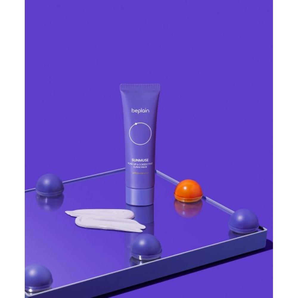 Beplain Sunmuse Tone Up Корректирующий солнцезащитный крем 50 мл Spf50+ Pa++++