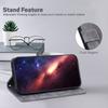 Чехол из геометрической тисненой кожи для Samsung Galaxy S25Plus S24 S23 Ultra с подставкой, отделениями для карт, чехлом-книжкой, кобурой для Galaxy A16 A06 A55 M35 M55