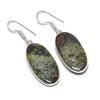 Dragon Blood Gemstone 925 Sterling Silver Jewelry Earring 1.81"