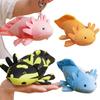 Creative Colorful Salamander Plush Toy Pendant Black Pink Blue Orange Reptile Salamander Plush Toy Christmas Gift for Boys