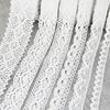 5 Meters/roll  White Cotton Embroidered Lace Net Fabric Trim DIY Sewing Handmade Craft Ribbon Materials