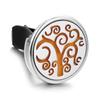 Stainless Steel Hollow Car Bracket Car Aromatherapy Trend Clip Life Tree Car Aromatherapy Clip Perfume Dispenser
