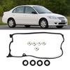 Valve Cover Gasket Set For 01-05 Honda Civic 1.7L Sohc D17A1 D17A2 D17A6 D17A7