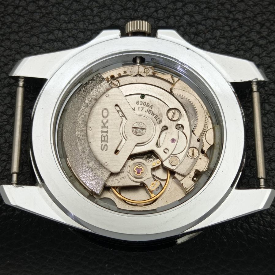 Seiko 5 АВТОМАТИЧЕСКИХ МУЖСКИХ ЯПОНИЯ 6309A ВОССТАНОВЛЕННЫЕ СИНЕГО ЦВЕТА НАРУЧНЫЕ ЧАСЫ a426515-2