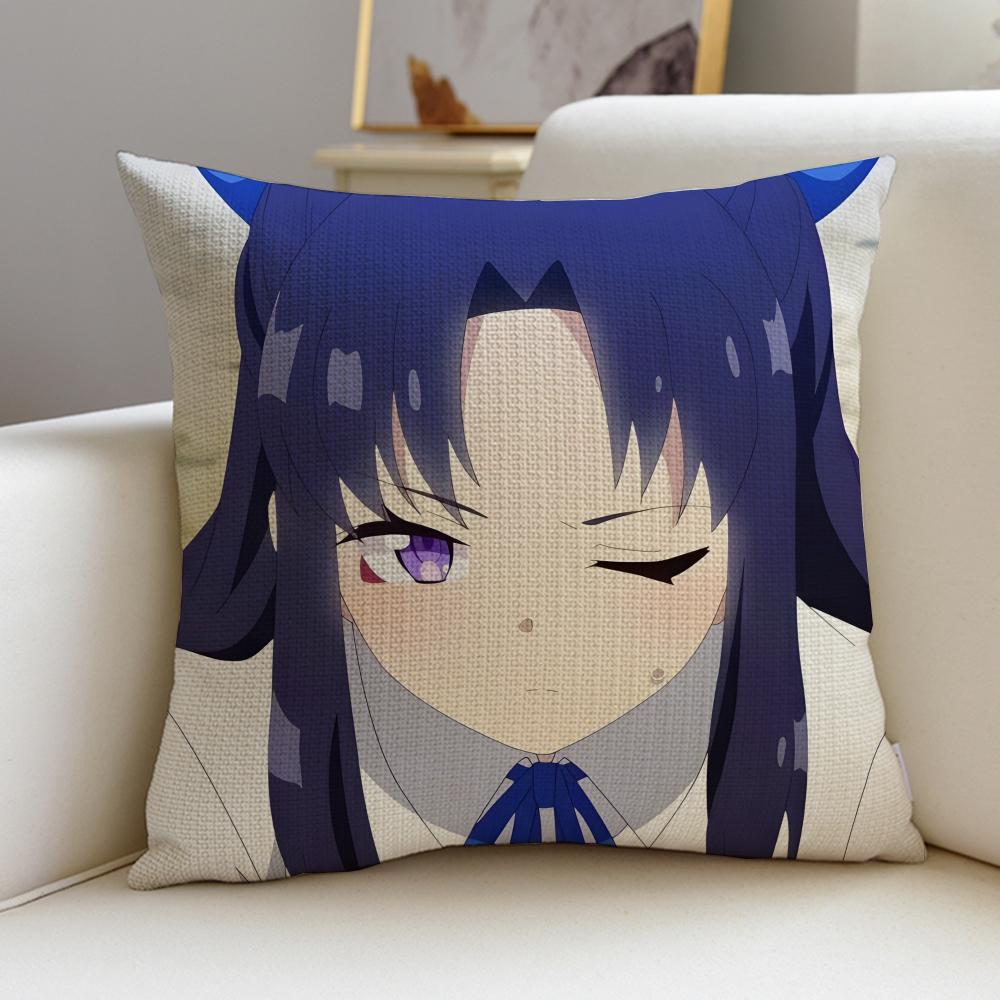 In Another World with My Smartphone Cushion Cover skinfriendly linen pillowcase square removable and washable cushion