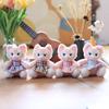 Милая милая подвеска Nabel's плюшевая игрушка кукла маленькая лиса сумка подвесное украшение брелок кукла