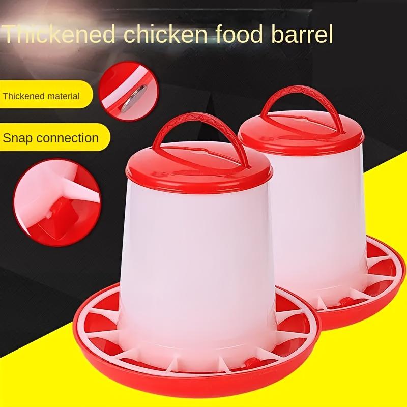 Chick Quail Hanging Feeder Set, Outdoor Farm Chicken House Chick Feeder and Water Container, Poultry Feeding Kit