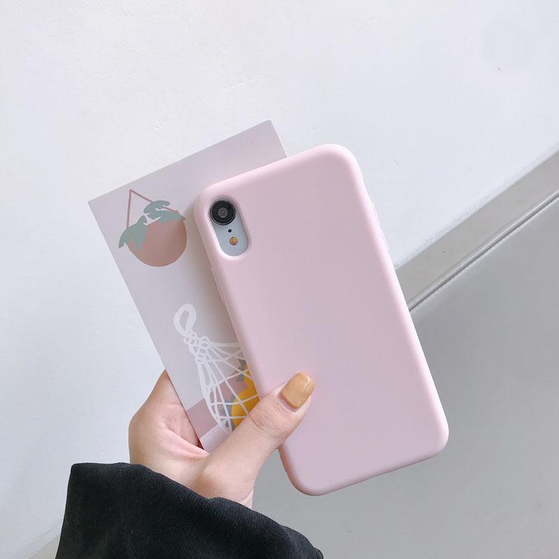 Жидкий силиконовый чехол для телефона для iPhone XR X XS Max Роскошный мягкий чехол конфетного цвета для iPhone XR XS X Max