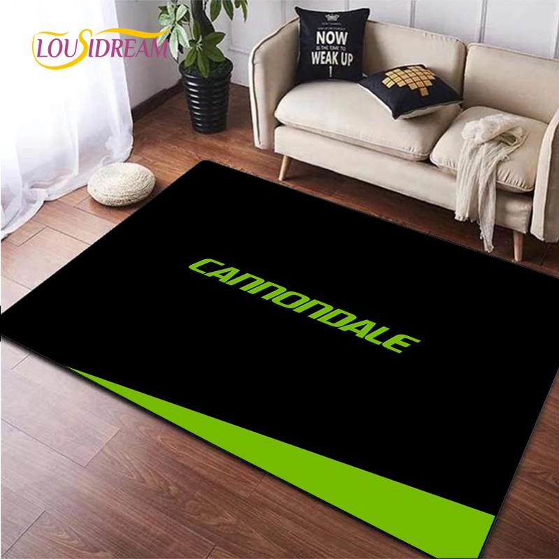 Bicycle logo Carpet for Living Room Bedroom Rugs Kitchen Kids Door Unslip Floor Mat Birthday gift photography props Alfombra Rug