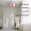 Elastic Rope Electric Door Hanging Toy Automatic Lifting Interactive Cat Yoyo Ball Indoor Exercise