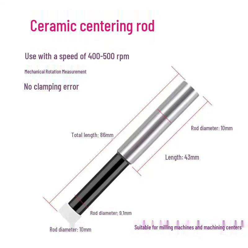 High-Precision Non-Magnetic Ceramic Edge Finder with Photoelectric Minute Hand