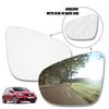 Rearview Wing Mirror Glass Without No Plate Stick On Convex For VW Golf GTI 6 MK6 2008-2012 Touran MK1 2010-2015