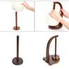 Magnetic Yarn Holder with Twirling Mechanism Wood Yarn Dispenser Double Side Thread Spool Holder for Hand Stitching