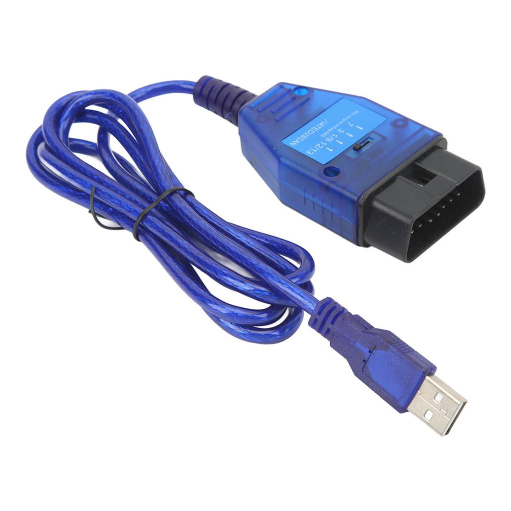 Диагностический кабель OBD2, разъем для сканера ECU, кабель-адаптер с заменой 4-позиционного переключателя для