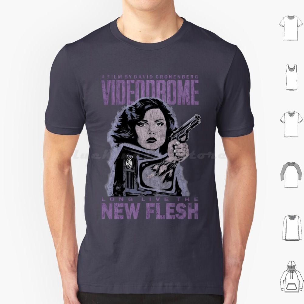 Videodrome Long Live The New Flesh T Shirt Men Women Kids 6xl Videodrome Horror David Cronenberg Movie Vhs Cronenberg 80s Sci
