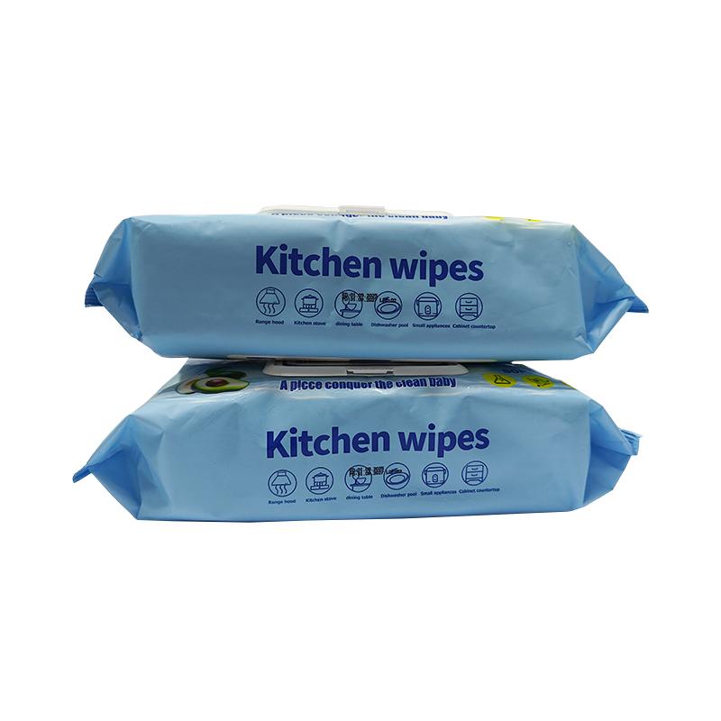 Кухонные салфетки легко протирают, нестираемые салфетки для удаления жирных пятен, влажные салфетки для чистки вытяжки 80 шт.