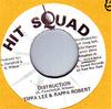 7inch Record TIPPA LEE & RAPPA ROBERT - Distruction NONE Hit Squad Jamaica Reggae, Ska & Dub Used