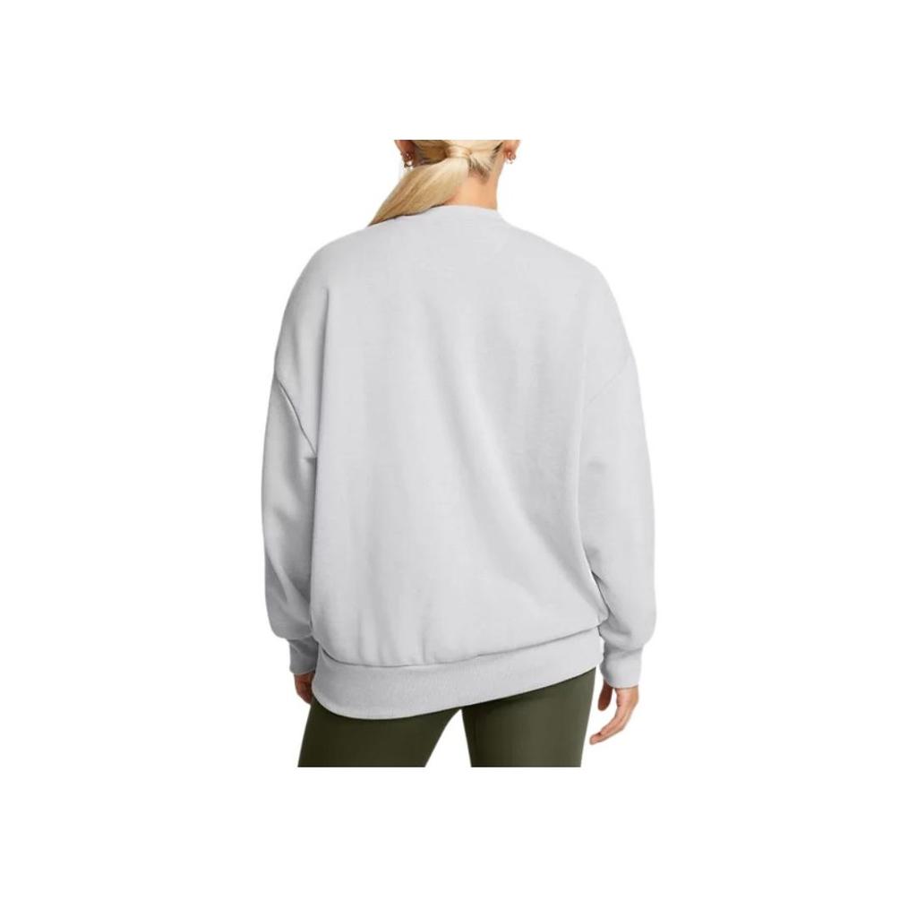Under Armour Icon Heavyweight Terry Soft Comfortable свитер с круглым вырезом и длинным рукавом American College Sweatshirt Women sweatshirt 1386493-011