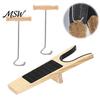 Elderly Mobility Aid Boot Jack with Long Handle, Easy Removal Portable Shoehorn, Non-slip Grip Shoe Helper Sturdy Iron Construction Shoes Tool