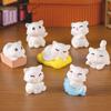 Милые мини-фигурки кошек DIY Фигурки котят Миниатюрная статуэтка кошки Украшения для сказочного сада