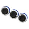 3pcs Per Set Aluminum Alloy Car Styling Air Conditioning Knob AC Knob Heat Control Switch Button Knob For Ford Focus MK2 MK3