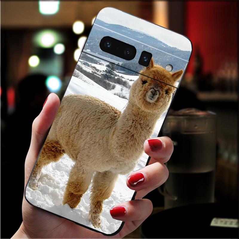 Lama Alpacas Animal Phone Case For Google Pixel 10 Pro 9 Pro XL 9A 8 7 6 Pro Pixel 8A 7A 6A Pixel 8 7 6 5