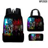 3d Sprunki Game Backpack With Waterproof Lunch Bag And Pencil Case For School