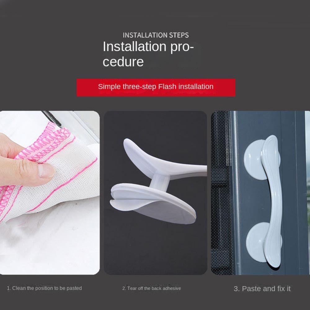 Непробивная дверь Ручки без пробивания отверстий Самоклеящаяся ручка для шкафа Перемещение раздвижной двери