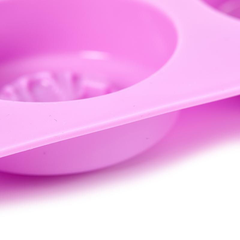 Silicone 6 Cavities Soap Mould Bee Shape Fondant Cake Mold Baking Accessories