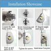 13-18mm Glass Display Cabinet Locks No Need Drilling Room Door Locks Office Glass Door Lock  Home