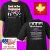 New Apparel BLACK SABBATH BACK TO THE BEGINNING 2025 Black All Size T-Shirt