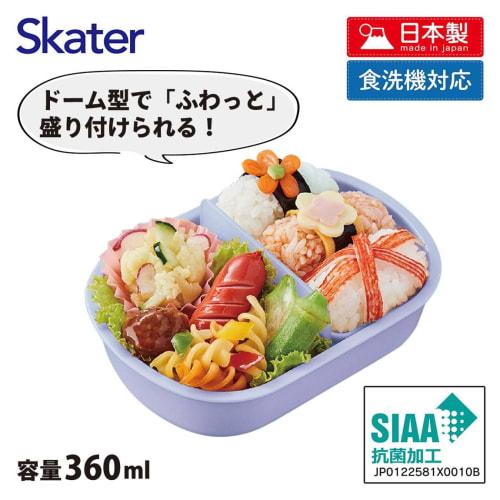 Skater Children's Bento Box, 360ml Capacity, Fluffy Lid, Made in Japan, Single Tier, Dishwasher and Microwave Safe, Pok?mon Pok? Pieces 24 Design, QAF
