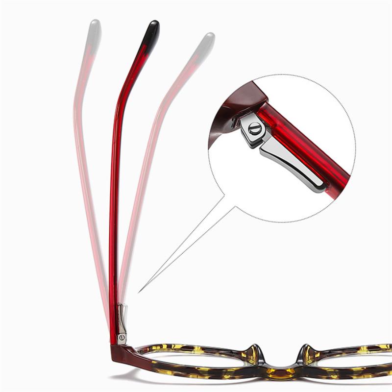 Leopard Frame Oval Prescription Glasses For The Nearsighted Teenage Students Myopia Glasses Finished 0 -0.5 -0.75 To -6.0