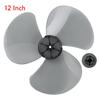 Household Plastic Fan Blade Three/Five Leaves with Nut Cover for Standing Pedestal Fan Table Fanner General Accessories