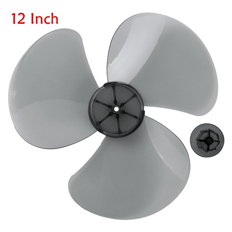 Household Plastic Fan Blade Three/Five Leaves with Nut Cover for Standing Pedestal Fan Table Fanner General Accessories