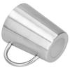 340ml 304 Stainless Steel Beer Mug Coffee Water Cup with Handgrip Double Wall DrinkwareStainless