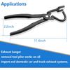 Exhaust Hanger Removal Tool,Rubber Bracket And Exhaust Hanger Separation Exhaust Pliers,Compatible With All Exhaust Rubber Hangers