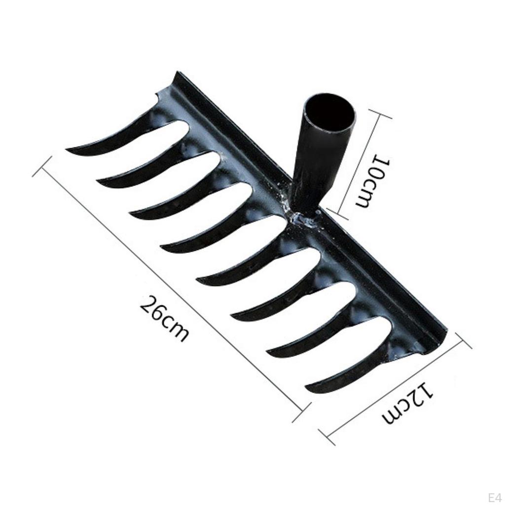 Садовые грабли Головка Инструмент Высокомощный Многофункциональный Ручной Уровень Лист